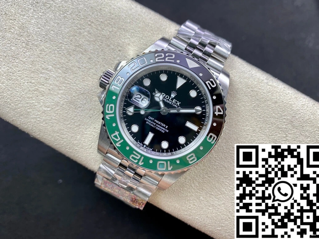 Dial GMT Master Clean Rolex Factory II Black M126720vtnr-0002 0111